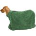 kuntemaoyi Dog Bathrobe Towel Dog Sleeping Bag Dog Drying Bag Dog Cat Pet - Puppy Bath Towel Lightweight & Portable for Outdoor Hiking Travelling Dog Camping Gear(Green-M)