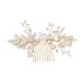 Housoutil Wedding Dress Accessories Women Hair Comb Wedding Hair Comb Crystal Hair Comb Bridal Hair Comb Hair Accessories Alloy Headgear Women's