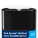 Tork Xpress Countertop Multifold Hand Towel Dispenser Black H2/H23 One-at-a-Time dispensing Elevation Design - 302028 Black Dispenser - Buy Online on GoSupps.com