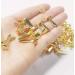 100 Pcs Brass Paper Fasteners  8x17mm Plated Mini Brads for Scrapbooking Crafts DIY Projects (Gold) - Buy Online on GoSupps.com
