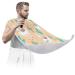 Alpaca Cactus Beard Bib Apron Beard Bib Hair Catcher for Men Shaving and Trimming Non-Stick Waterproof Beard Cape Grooming Cloth with 2 Suction Cups Gifts for Men