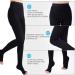 Medical Compression Tights for Women | 20-30 mmHg Opaque Support Hose | XXL Open Toe | Black - Ideal for Varicose Veins & Edema - Buy Online on GoSupps.com