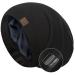 Hat Hut Silk Satin Sleep Cap Bonnet Hair Cover for Sleeping Silk Lined Beanie Hat for Natural Curly Hair Adjustable Night Cap BLACK