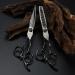 Hair Cutting Scissors 6 Inch Professional Damascus Steel Scissor Black Hair Scissors Haircut Thinning Barber Makas Cutting Shears Hairdressing Scissors Set - Buy Online on GoSupps.com
