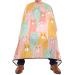 Waterproof Barber Cape -Hand Drawn Cute Bears Cheetah Haircut Bib for Men Unisex Hair Cutting Cape(8rp1a)