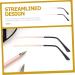 Iplusmile Sunglasses & Schnapps Glasses - 4 Pairs Metal Rose Gold Legs & Spare Parts Set for Men & Women | International Shipping - Buy Online on GoSupps.com