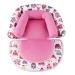 AIPINQI Baby Head Support for Car seats 2-in-1 Infant CarSeat headrest Insert cushion Soft Head Support Pillow Cushion for Strollers Swings Pink