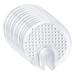 Holibanna 20 Pairs Forefoot Pads Clear Gel Replaceable Flip-Flop Toe Cushion Toe Separator Foot Pads Gel Metatarsal Pads Gel De Cejas Transparente Inserts Thong Summer