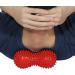 Verdant Touch Spiky Massage Therapy Ball - Fitness & Mobility Tool for Pain Relief Stress Relief | Red Peanut Ball - Buy Online on GoSupps.com