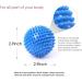 Radical Health Store - Spiky Foot Massage Ball Set for Deep Tissue & Trigger Point Relief - Ideal for Feet, Back, Hands, and Plantar Fasciitis - Red - Buy Online on GoSupps.com