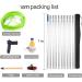 5-12m Extension Pole Window Washer Combo Telescopic Pole for Window Cleaning Extension Pole for Cleaning Windows(50cm Brush 10m pole) 35cm Brush Head 5M/17FT - Buy Online on GoSupps.com