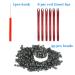 Sparkling Red Tinsel Hair Extensions Kit - 6 Packs, 1380 Strands, 44 Inch - Perfect for Christmas & Parties - Buy Online on GoSupps.com