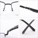 Miryea Photochrome Progressive Multifocus Reading Glasses - Blue Light Blocking Spring Hinges Black 1.5x - International Shipping Available - Buy Online on GoSupps.com