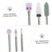 Beavorty 1 Set grinding head steel manicure drill bits nail art drill kit nail polishing tool nail drill bits nail drill kit acrylic to rotate Tungsten steel pedicure file round head - Buy Online on GoSupps.com