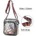 Stadium Approved Clear Crossbody Bag for Women - Adjustable Strap, Colorful Design - Buy Online on GoSupps.com