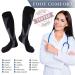 PSOWQ Compression Socks for Men & Women - Medical 20-30mmHg Circulation Support - 3 Pairs L-XL - Buy Online on GoSupps.com