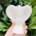 Selenite Crystal Angel Statue Cream White Reiki Crystals and Stones Gemstone Carved Mini Statue for Love Peace Pocket Guardian Angels Stone Mineral Specimen 9-10cm White - Buy Online on GoSupps.com