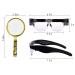 INGKE Magnifying Glasses with Light 1.5X 2.5X 3.5X 5X 10X Removable Magnifying Glasses Magnifying Glasses for People who wear Glasses for hobbyists Electricians Sewing Crafts and The Elderly - Buy Online on GoSupps.com