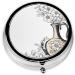 Buy Lavender & Daisies Mini Round Pill Box - 3 Compartment Travel Organizer for Home & Office - Buy Online on GoSupps.com