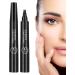 Liquid Eyebrow Pen - Waterproof Eyebrow Pencil Black Eyebrow Marker Pen for Natural Simulation Wild Eyebrows Quick Dry Long Lasting No Smudging Lecerrot - Buy Online on GoSupps.com