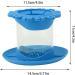 DIXII Blue Makeup Brush Holder - Detachable & Drainable Design for Home & Dorm | International Shipping Available - Buy Online on GoSupps.com