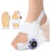 Hallux Valgus Corrector - Adjustable Degrees Silicone Toe Straightener for Men and Women - Buy Online on GoSupps.com