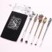 Wand Potter Makeup Brushes with Gift Bag for Makeup 5pcs Magic Eye Shadow Eyeliner Blending Pencil Lip Brush Beauty Tools Harry Potter