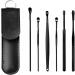 6Pcs Mllkcao Earwax Removal Kit | Innovative Spring Tools Set with Storage Bag | 360 Spiral Design | Black | One Size - Buy Online on GoSupps.com