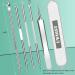 5-Piece Blackhead & Pimple Removal Tool Kit | Curved Blackhead Tweezers Set for Nose & Face Skin | Blemish & Whitehead Spot Treatment - Buy Online on GoSupps.com