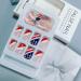 4th of July Short Square French Tip Press on Nails - Patriotic American Flag Design, 24 pcs - Buy Online on GoSupps.com