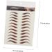 Beavorty 8 Sheets Waterproof Eyebrow Stickers Waterproof Makeup Imitation Eyebrow False Eyebrows Cosmetics 4d - Buy Online on GoSupps.com