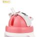 Edison Friends 3D Non-Spill Straw Cup - BPA Free, Platinum Silicone, White Rabbit Design | 10.1 Oz - Made in Korea - Buy Online on GoSupps.com
