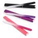 3 Pack Crystal Glass Nail File with Case, Glass Fingernail File for Natural Nail Professional Manicure Nail Tool Czech Glass File Double-Sided Etched Gentle Nail Care