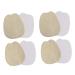 FOMIYES 4 Pairs Non-Slip Cow Leather Half Size pad Sneakers Forefoot Forefoot Cushions Heel pad Boot Heels for Women Floor mat Absorb Sweat Comfortable
