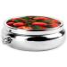Red Apricot Round Pill Box - 3 Compartment Organizer & Portable Travel Solution - Buy Online on GoSupps.com