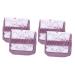 Minkissy 4 pieces aunt's towel storage bag decorative period pocket washable period pocket portable bag upholstery holder for period pocket for tying upholstery pocket 13.00x12.00cmx2pcs