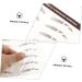Housoutil 6pcs Eyebrow Stickers 3d Eyebrows Stickers Black Imitation Eyebrow Tattoos Tool Eyebrow Trimming 4d 6X1X0.1CM Brown - Buy Online on GoSupps.com