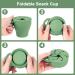Vicloon Collapsible Silicone Baby Snack Cup - Non-Spill, Lid, Green - Toddler Food Container - Buy Online on GoSupps.com