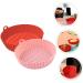 LABRIMP 2pcs Fryer Pan Silicone Baking Pans Air Fryer Rotisserie Airfryer Basket for Oven Non Stick Supplies - Buy Online on GoSupps.com