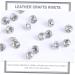 STOBOK 200 Sets Diamond Stud Rivets Decor Silver Studs Rivets for Leather Handmade Rivets Metal Accessories 0.8X0.8X1CM As Shown - Buy Online on GoSupps.com