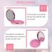 Healifty Portable Dental Retainer Box - Rose Gold | Braces & Invisible Denture Case with Mirror | Oral Care Box - 8.7X2.7CM - Buy Online on GoSupps.com