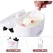 Bebamour Baby Milk Powder Dispenser Pot - 230G Formula & Snack Dispenser, 450ML, Black Cow Design - Buy Online on GoSupps.com