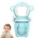 Baby food dispenser for fresh fruits baby mesh feed donors for child-proof self-nutrition portable feed dispenser for fresh food fruit bite ring for toddlers and children suitable blue monkey m