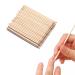 FEZF 100 pieces of nail skin sticks made of orange wood The rose wooden stick manicure for manicure and pedicure precisely push back of the cuticle and apply perfect application of decorations