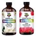 GV77ZF Essential Oil Two 4 Fl Oz (120Ml) Set - Pure Natural Geranium Oil and Jasmine Essential Oil for Diffuser Humidifier Skin Care Home Fragrance Bath Hair Care Cleansing Massage Yoga
