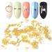 0.6mm Mini Stainless Steel Nail Beads - Gun Grey Rose Gold Caviar DIY Tool for Nail Art Decorations - 6 Sizes - Gold Color - Buy Online on GoSupps.com