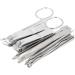 Nail Manicure Kit Silver Colour Nail Manicure set Nail Clipper Trimmer Set for Home Salon - Buy Online on GoSupps.com