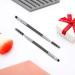 12-Pack Duo Eyebrow Brush Set - Spoolie and Angled Brow Brushes - Mini Eyelash Brush for Tinting - Suitable for Cream Gel - Silver - Buy Online on GoSupps.com