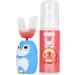 Kids U-Shaped Electric Toothbrush | IPX7 Waterproof Sonic Toothbrush for Children | 3 Cleaning Modes | Toddler Electric Toothbrush (Blue) - Buy Online on GoSupps.com