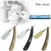 Men's Hand Shaving Razor - Gold Stainless Steel Manual Shaver | Folding Beard Razor (Blades Not Included) - Buy Online on GoSupps.com